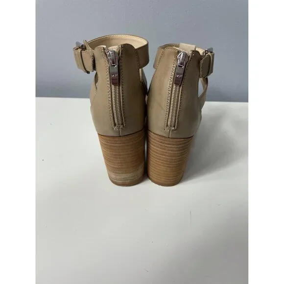 MARC FISHER Gabie Stacked Heel Bootie Sandal sz 8M - Picture 3 of 9